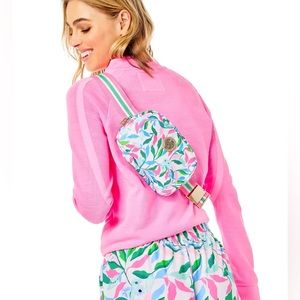 NWT Lilly Pulitzer Jeanie Floral Belt Bag